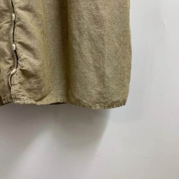 Madewell Women's Linen-Blend Alexandra Button-Front Mini Dress Size S - Picture 5 of 12